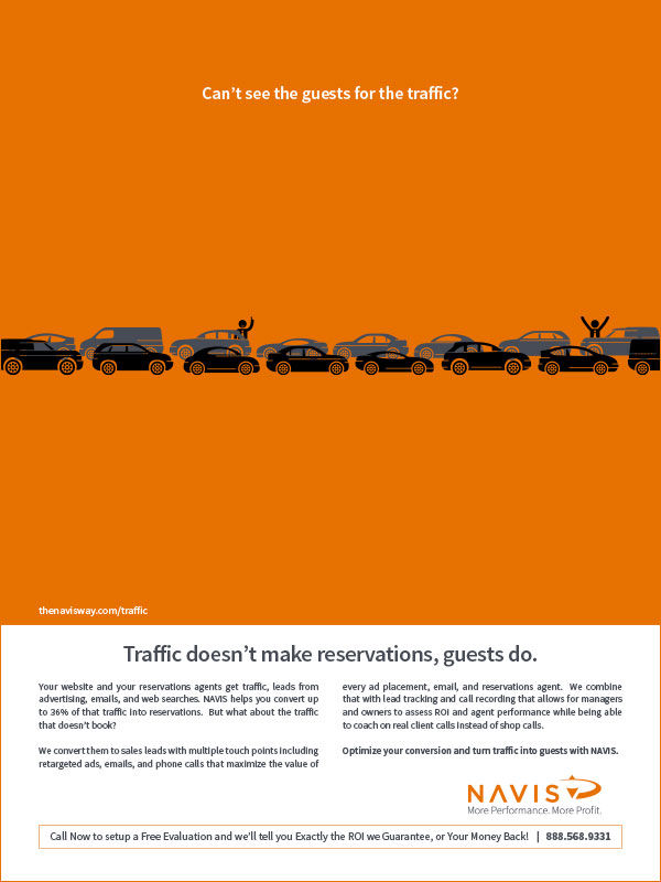 NAVIS traffic hospitality campaign ad