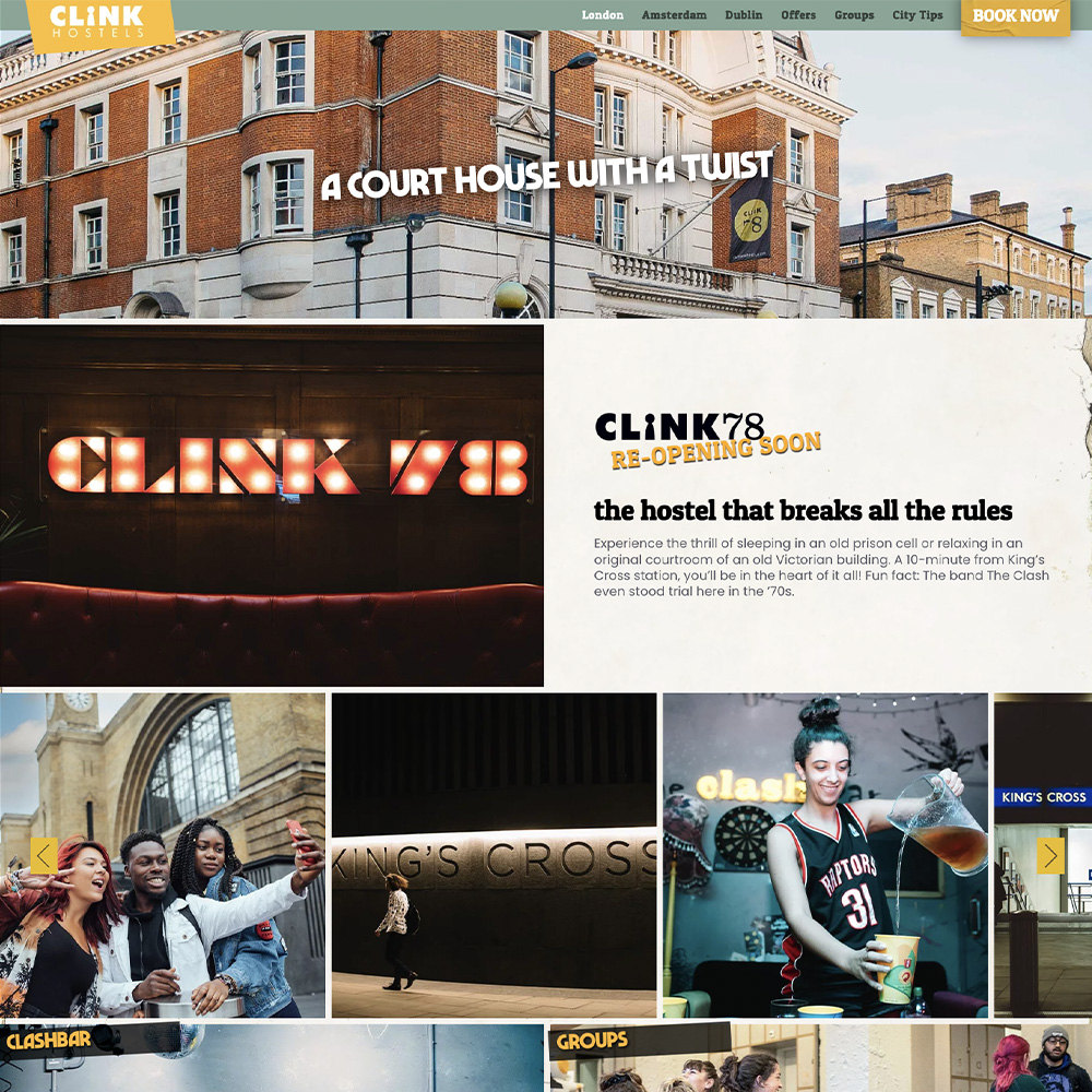 Clink78 property page design