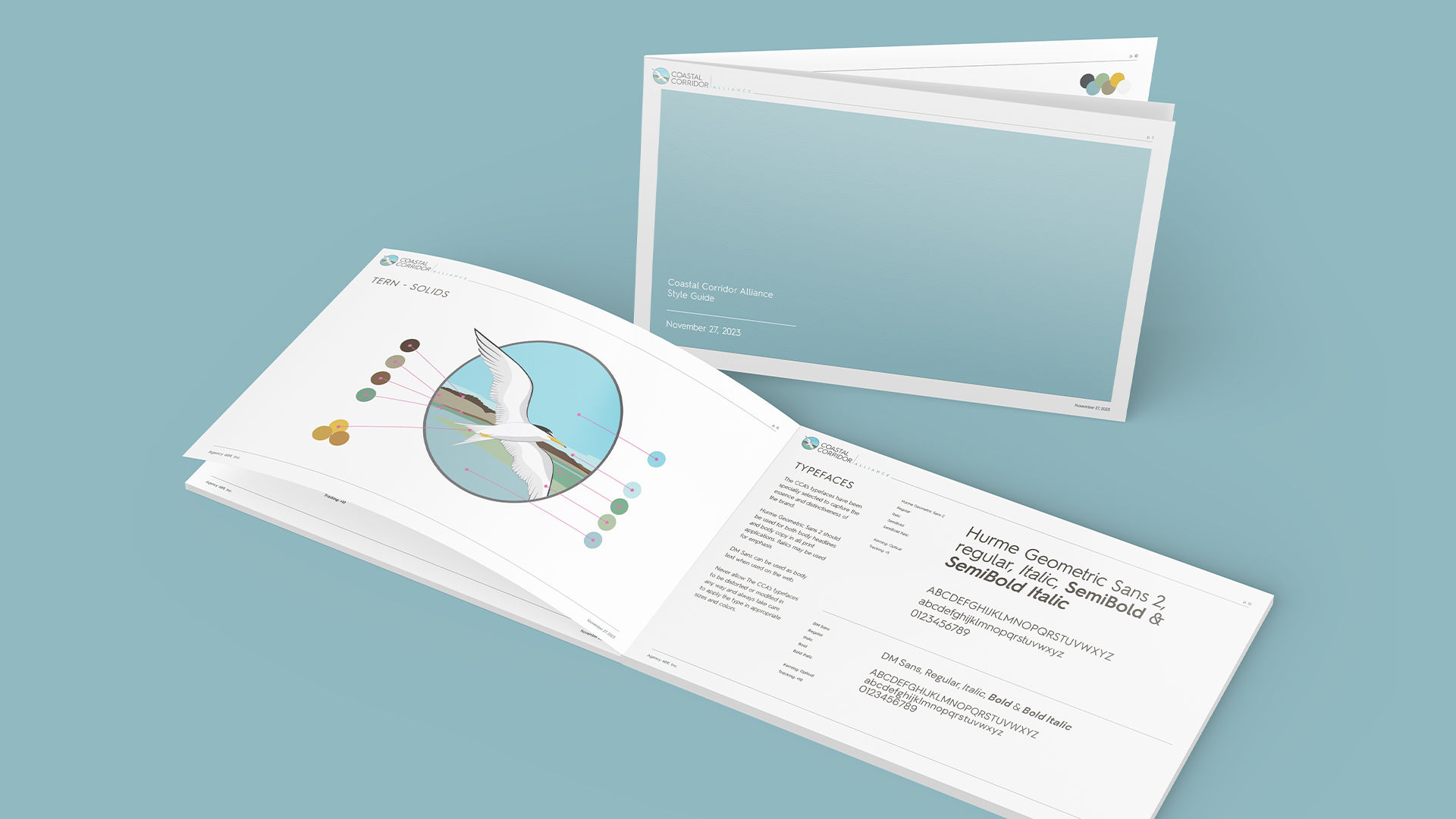 Brand strategy and identity system example