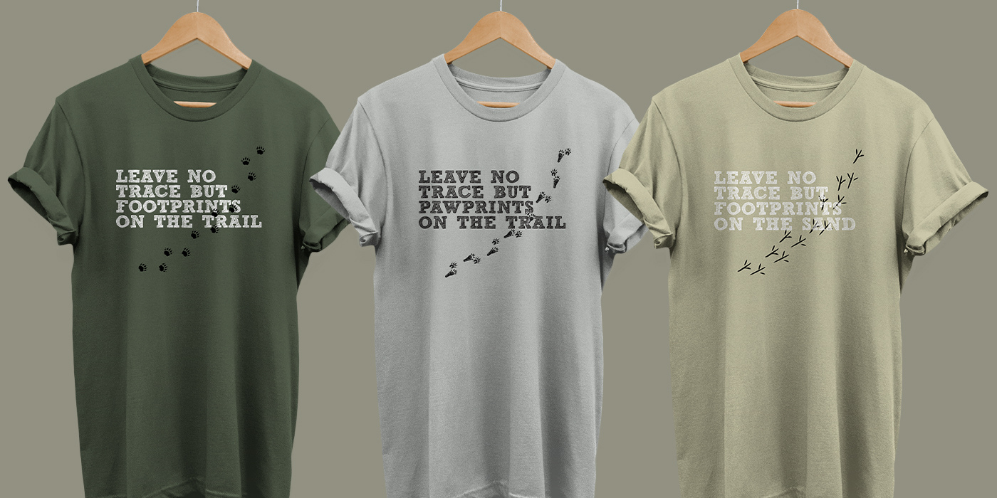 Coastal Corridor Alliance leave no trace shirts