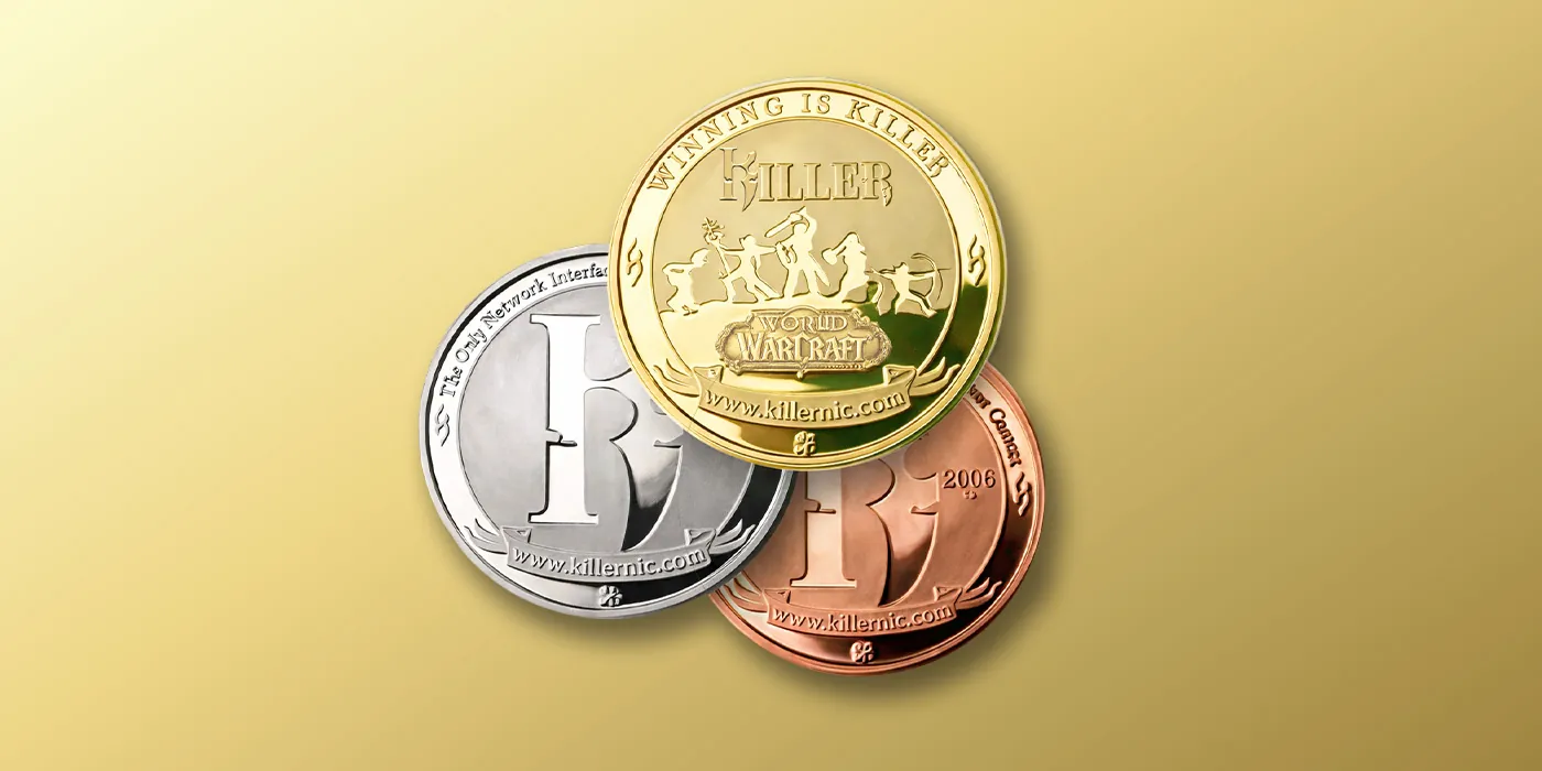 Killer Networks World of Warcraft promotional coins