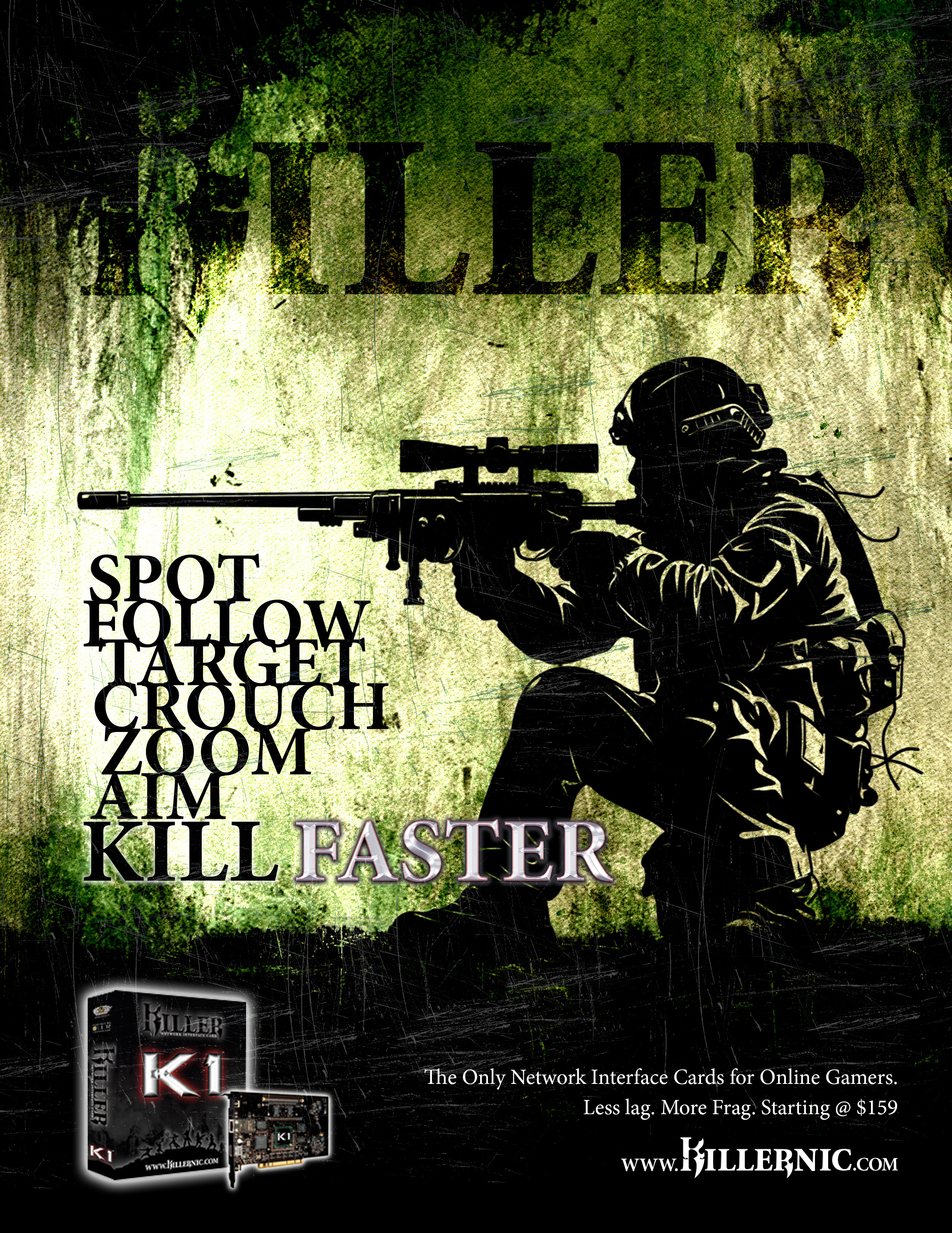 Killer campaign sniper poster