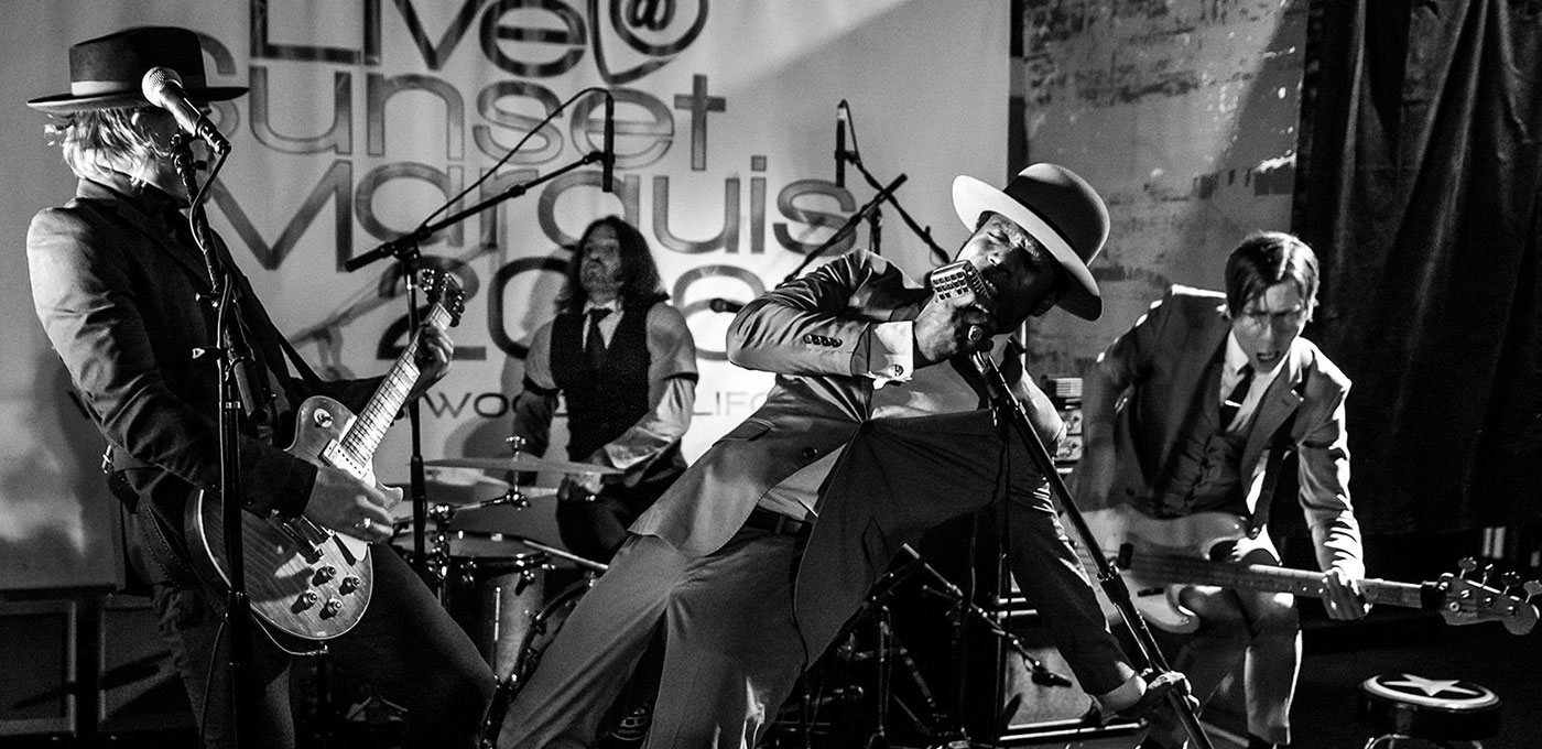 Live at Sunset Marquis live performance hero image