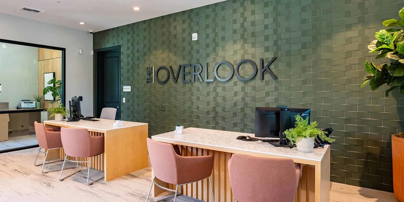 The Overlook interior brand application