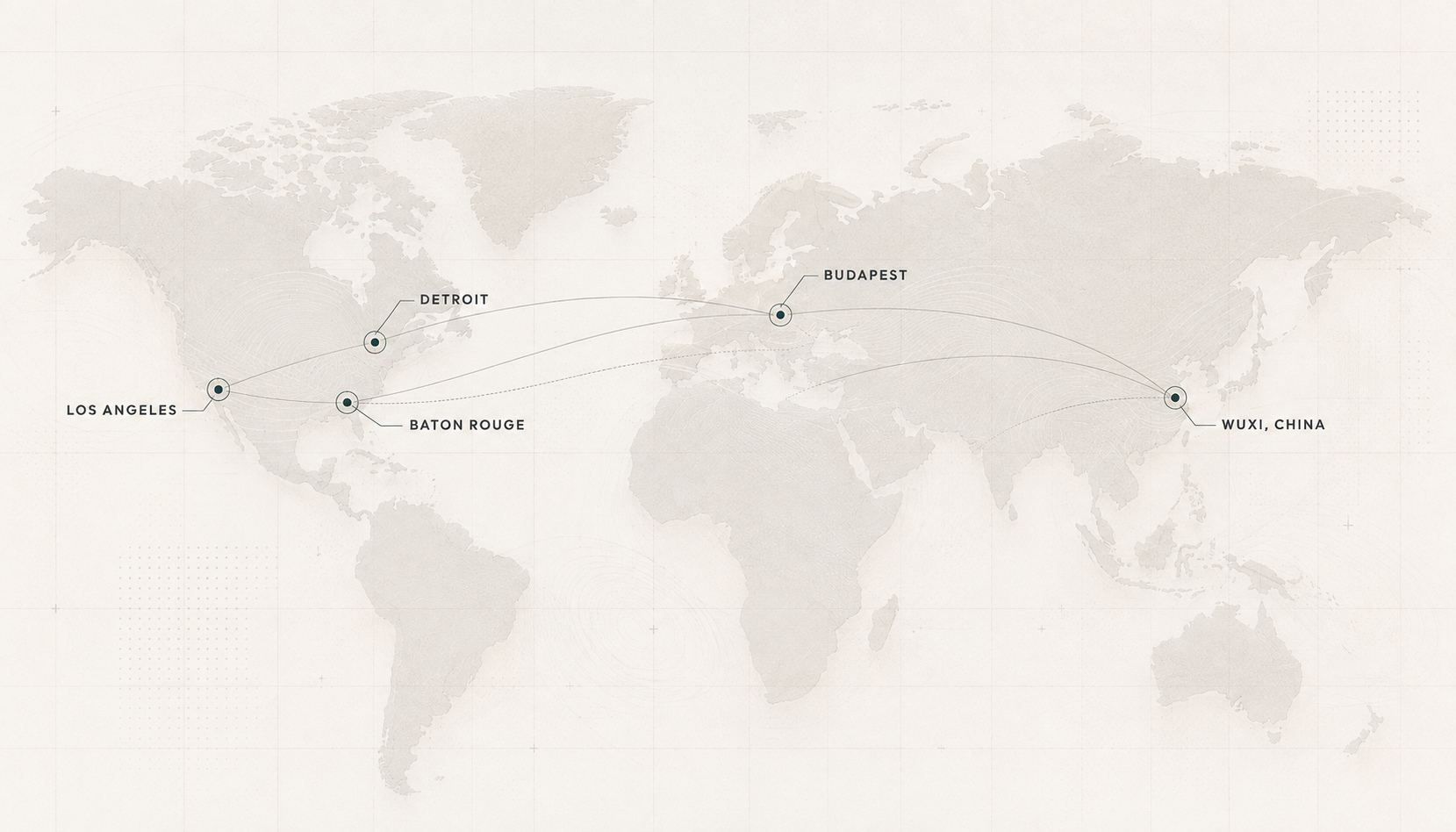 Raleigh Studios global studio location map