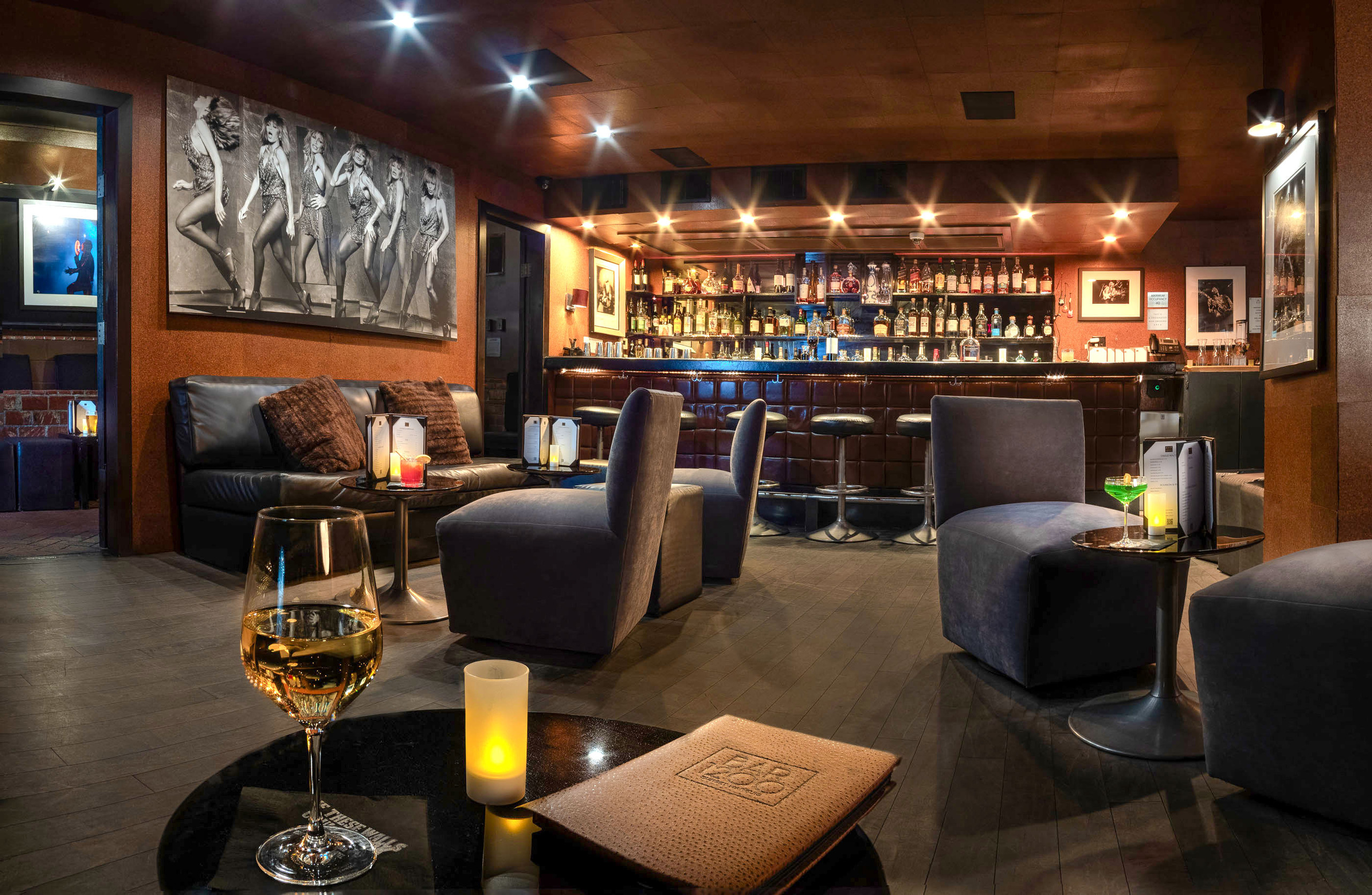 Interior of BAR 1200 at Sunset Marquis