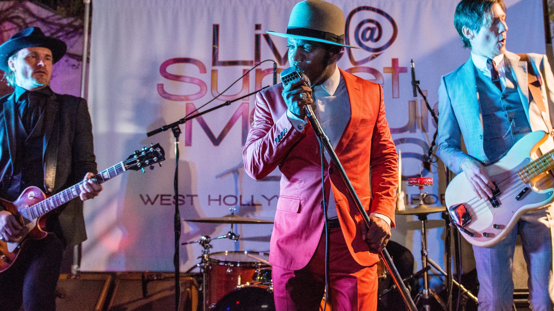 Live musical performance at Sunset Marquis