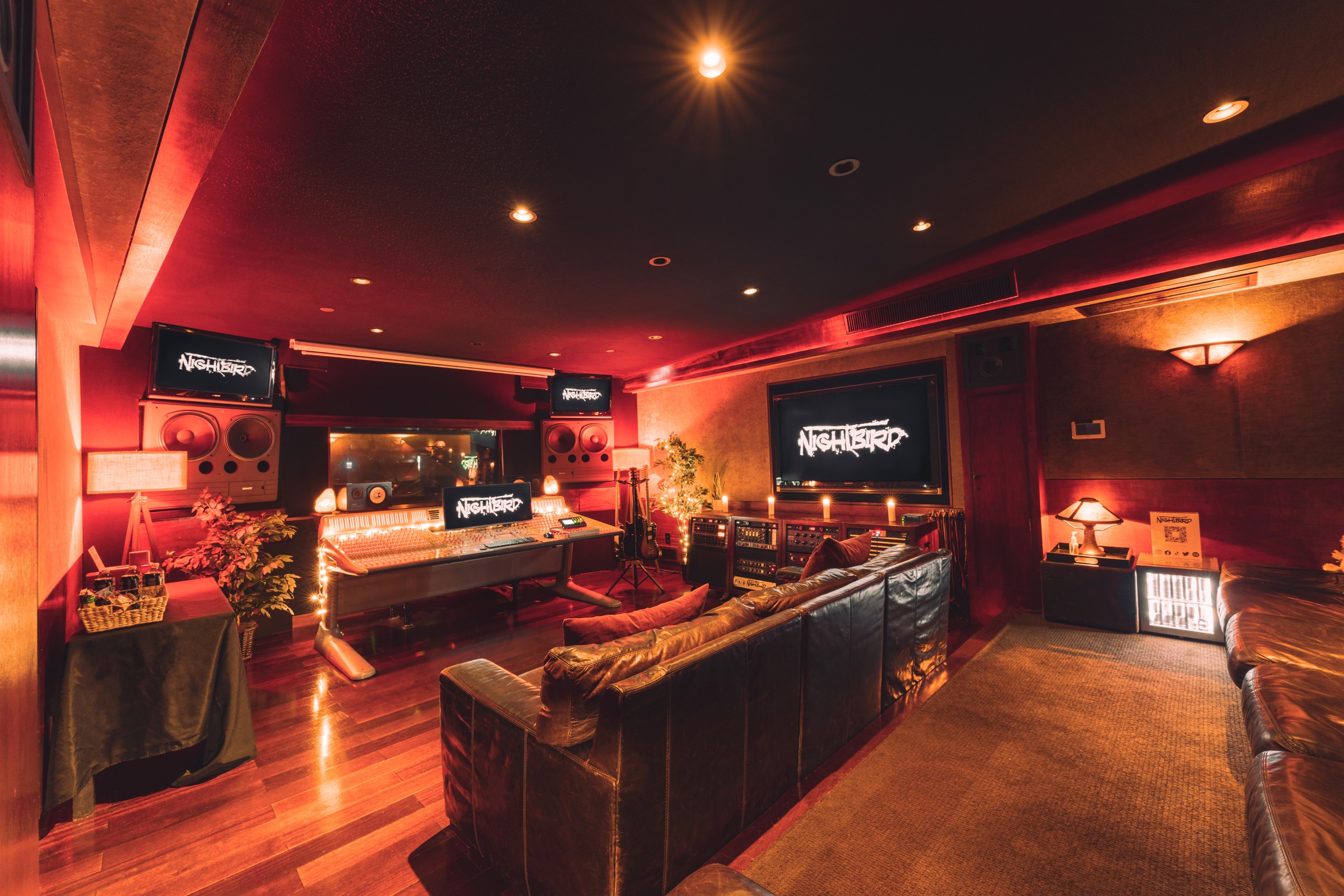 Nightbird recording studio beneath Sunset Marquis