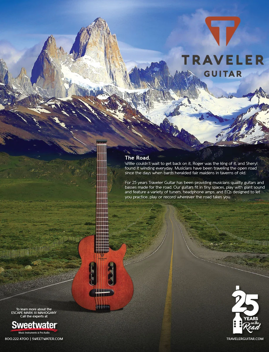 Traveler Guitar print ad 12