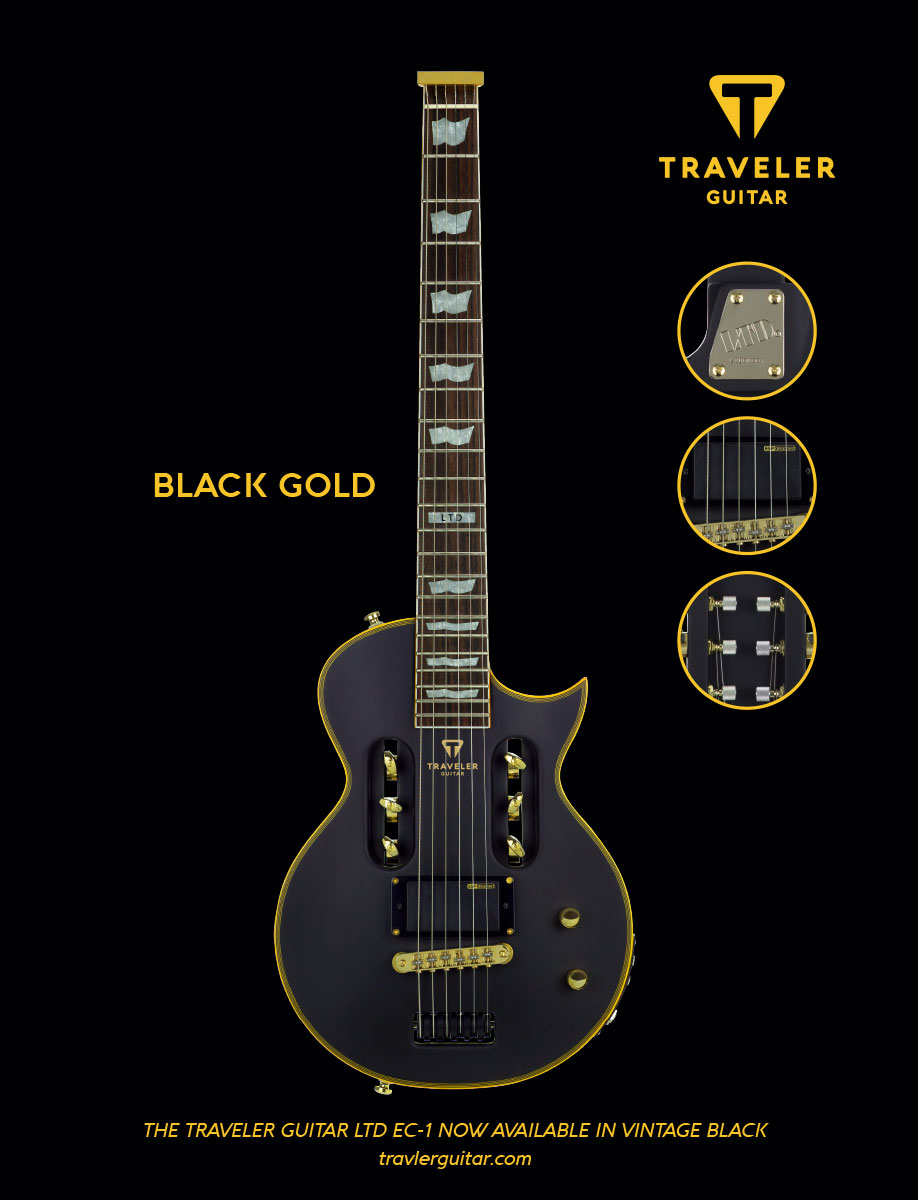 Traveler Guitar print ad 01
