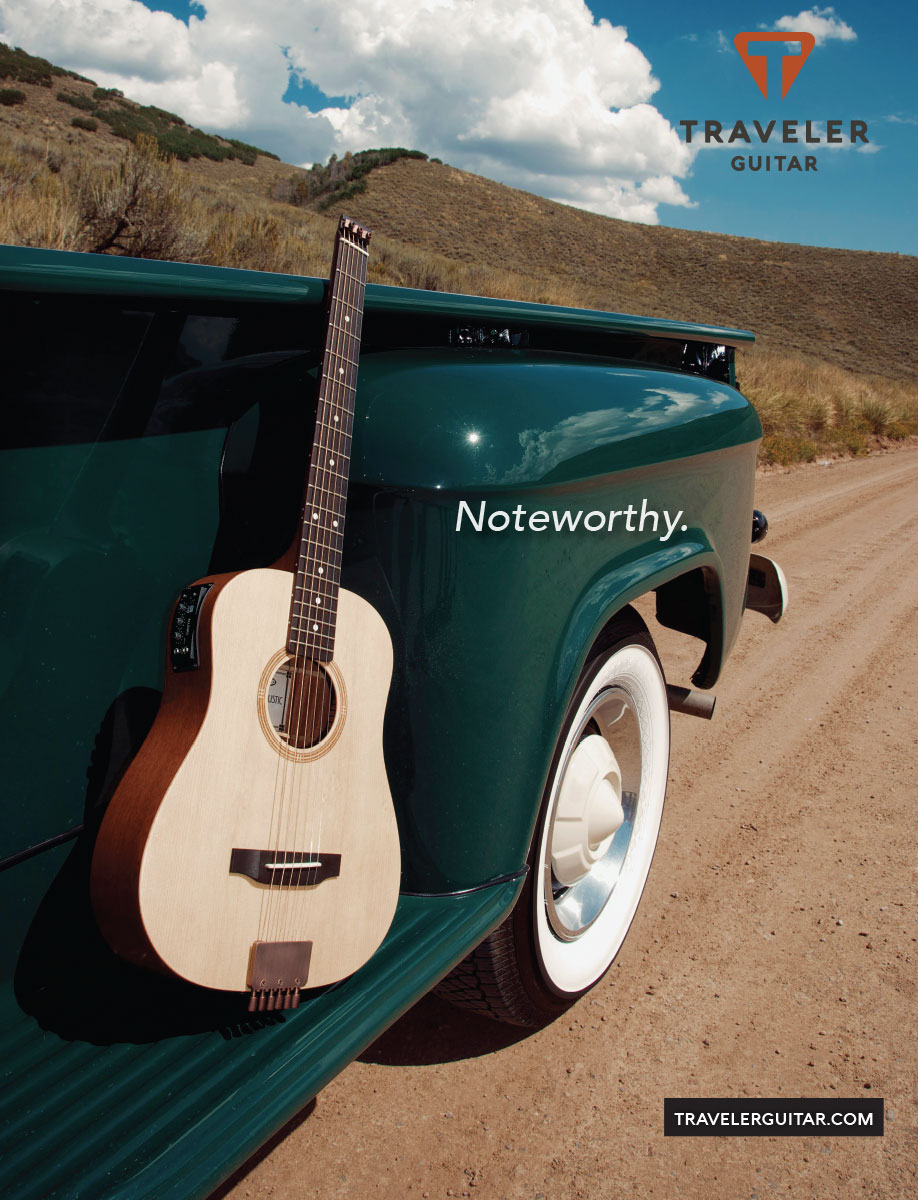 Traveler Guitar print ad 03