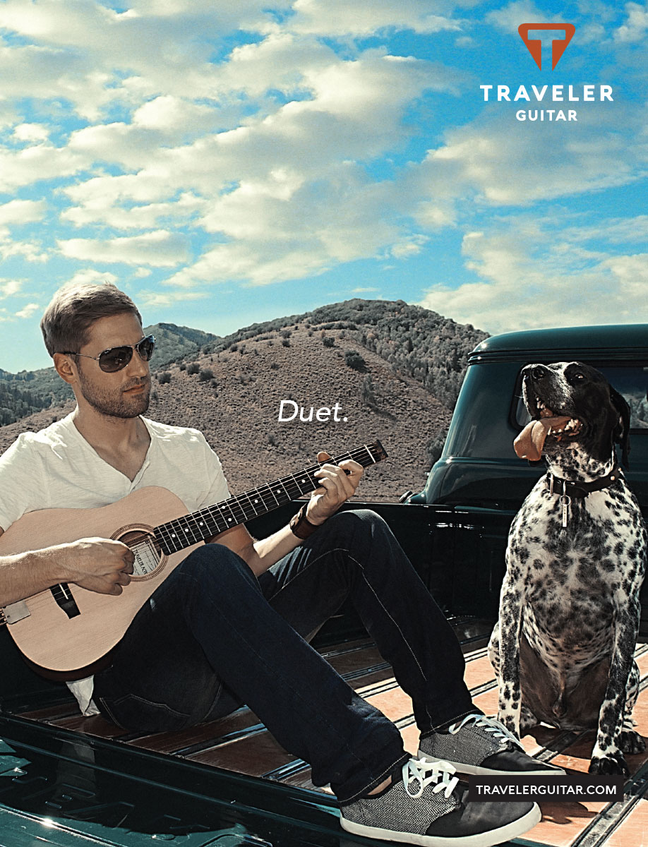 Traveler Guitar print ad 07