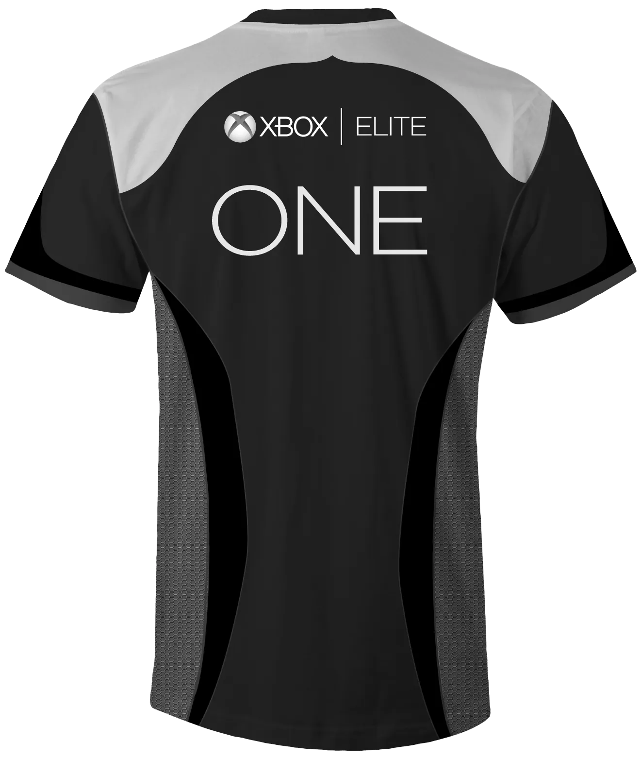Xbox Elite jersey concept two back view with ONE wordmark